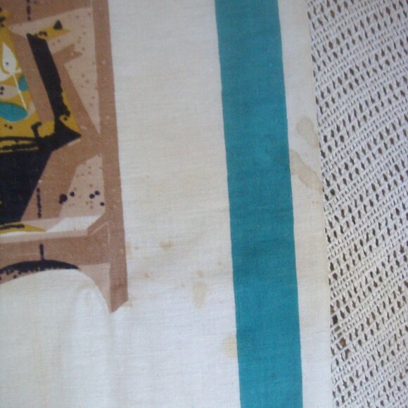 Vintage Mid Century Modern STARTEX Wonder-Dri Kitchen Tea Towel - Picture 6 of 8